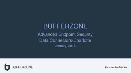 Advanced Endpoint Security Data Connectors-Charlotte January 2016