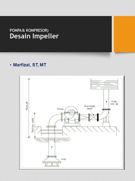 POMPA & KOMPRESOR) Desain Impeller Marfizal, ST, MT.