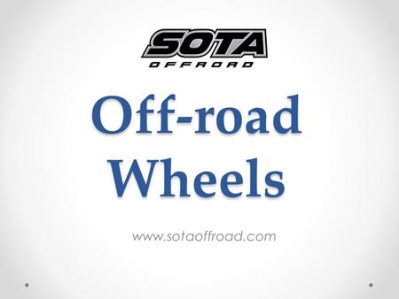 Off-road Wheels  Off-road Wheels -  Check out the exclusive range of off-road wheels at affordable prices.