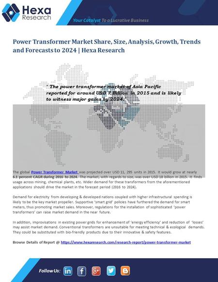 Power Transformer Market Trends