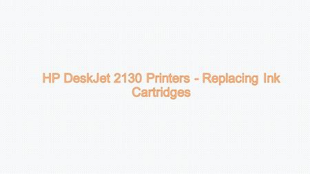 Step 1: Load paper Before you replace the ink cartridges and begin the alignment process, load paper in the printer. 1) Raise the input tray. 2) Remove.