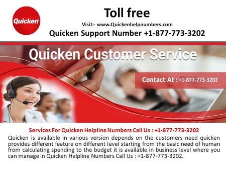 Toll free Visit:-  Quicken Support Number Services For Quicken Helpline Numbers Call Us : Quicken.
