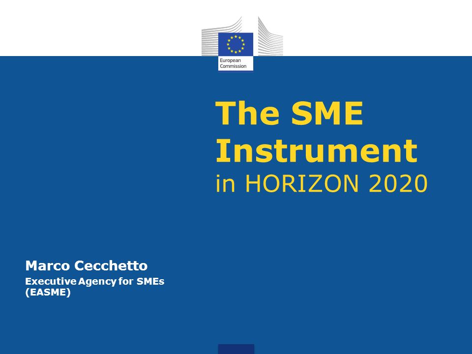 The SME Instrument in HORIZON ppt video online download