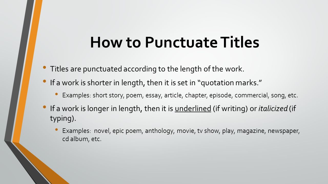 How to write article titles in an essay