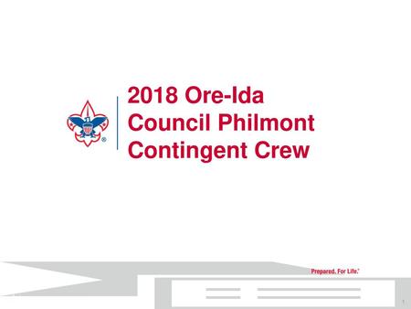 2018 Ore-Ida Council Philmont Contingent Crew