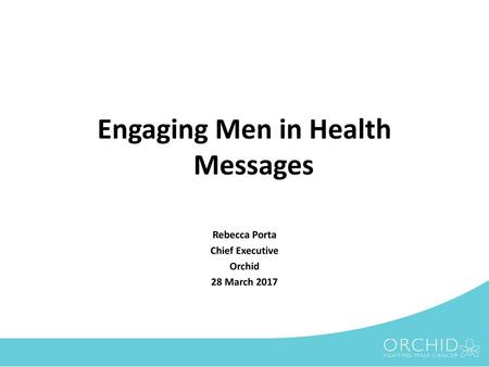Engaging Men in Health Messages