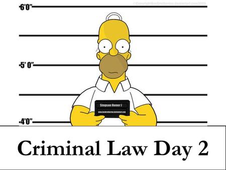 Criminal Law Day 2.