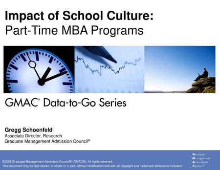 Impact of School Culture: Part-Time MBA Programs