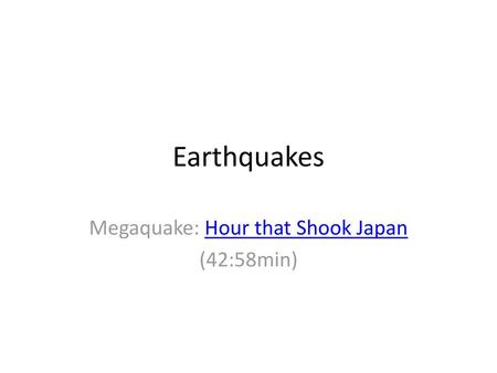 Megaquake: Hour that Shook Japan (42:58min)