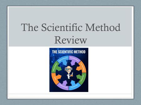 The Scientific Method Review