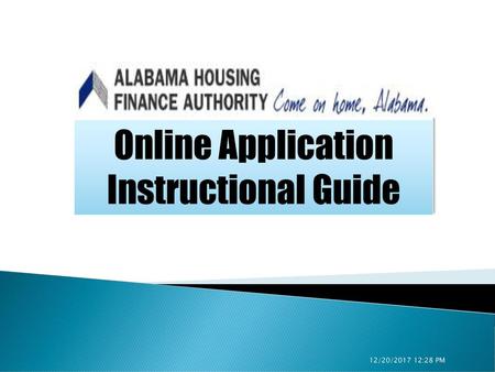 Online Application Instructional Guide February 28, 2014