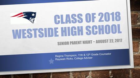 Class of 2018 Westside High school