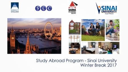 Study Abroad Program - Sinai University Winter Break 2017