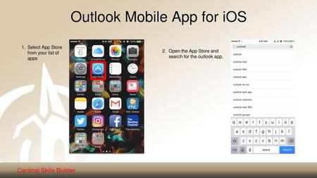 Outlook Mobile App for iOS
