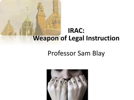 Weapon of Legal Instruction