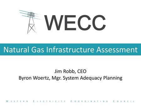 Natural Gas Infrastructure Assessment