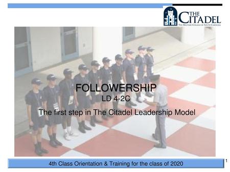 Follow to Lead Leadership Development 4-2c