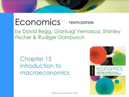 Chapter 15 Introduction to macroeconomics