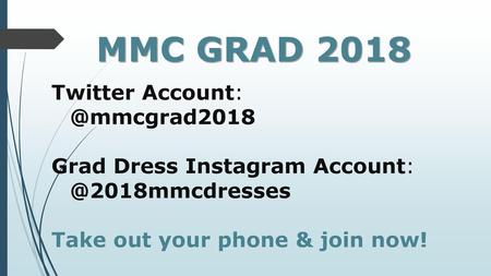 Grad Dress Instagram Account: @2018mmcdresses