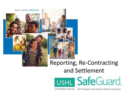 Reporting, Re-Contracting and Settlement