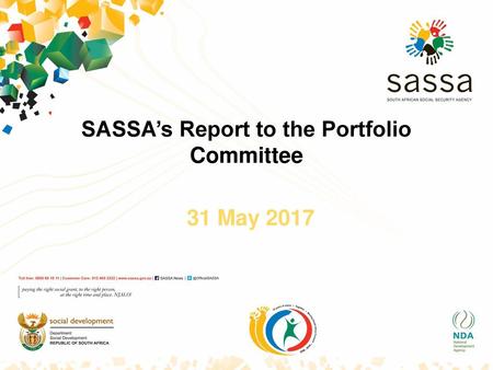 SASSA’s Report to the Portfolio Committee