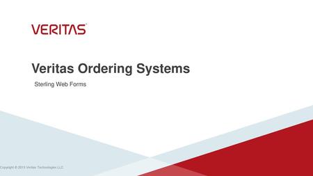 Veritas Ordering Systems