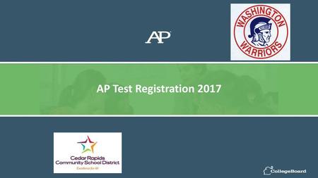 AP Test Registration 2017.