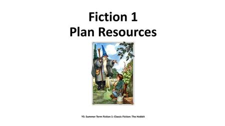 Fiction 1 Plan Resources