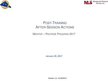 After-Session Actions