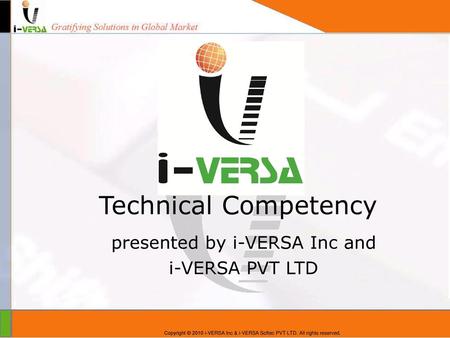 presented by i-VERSA Inc and i-VERSA PVT LTD