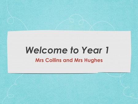Mrs Collins and Mrs Hughes