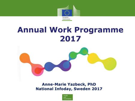 Anne-Marie Yazbeck, PhD National Infoday, Sweden 2017