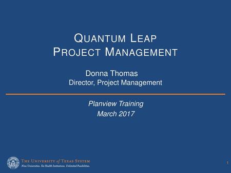 Quantum Leap Project Management