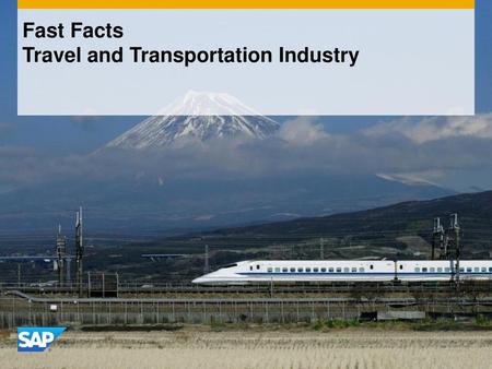 Industry Fast Facts Information INTERNAL ONLY SLIDE