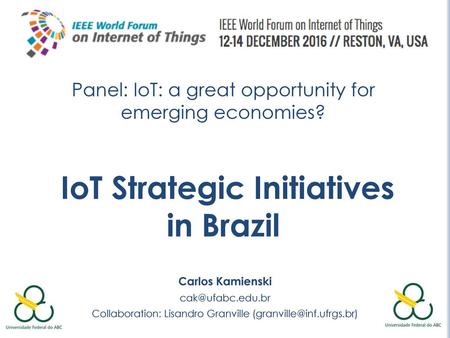 IoT Strategic Initiatives in Brazil