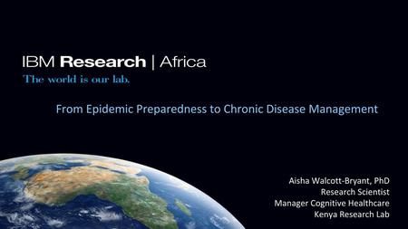 From Epidemic Preparedness to Chronic Disease Management