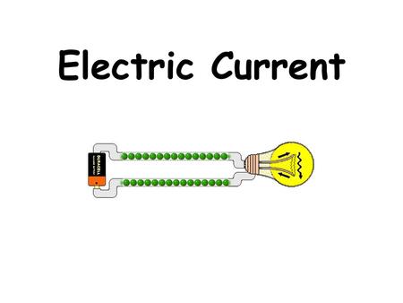 Electric Current.