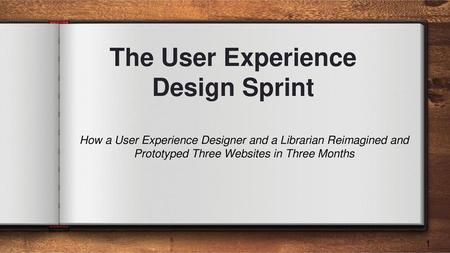 The User Experience Design Sprint