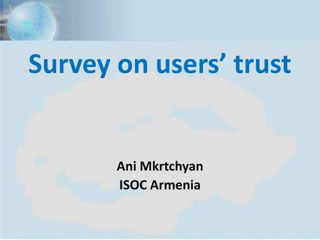 Ani Mkrtchyan ISOC Armenia