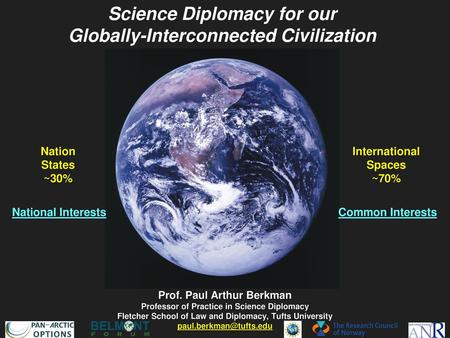 Science Diplomacy for our Globally-Interconnected Civilization