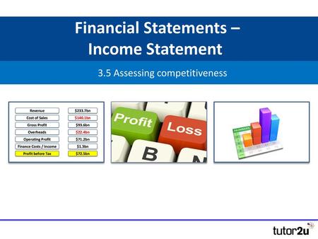 Financial Statements – Income Statement