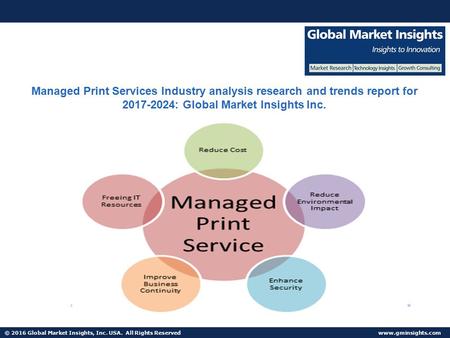 © 2016 Global Market Insights, Inc. USA. All Rights Reserved  Managed Print Services Industry analysis research and trends report for.