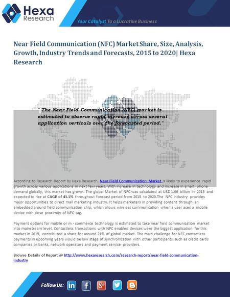 Near Field Communication (NFC) Market
