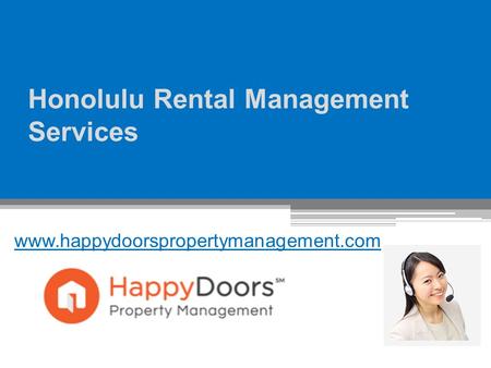 Honolulu Rental Management Services