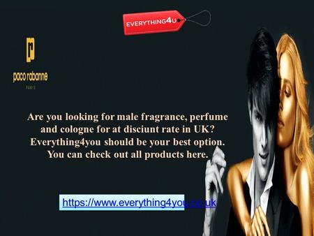 Discount Male Fragrance UK | Everything4you