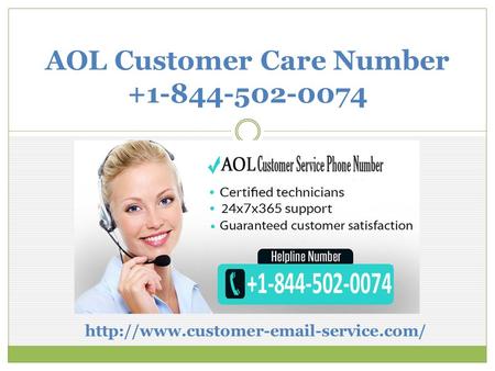 AOL Customer Care Number +1-844-502-0074