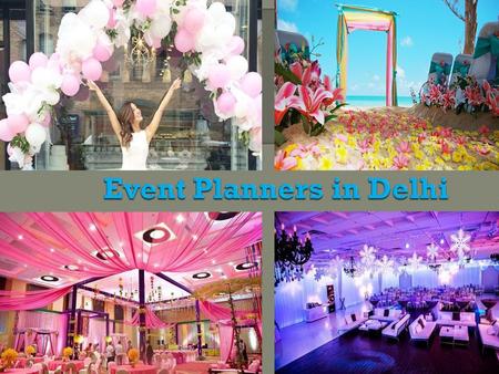  Introduction To Our Company As a leading Event Planners and Event Management Company in Delhi, Genuine Gathering Event Planners is your one-stop shop.
