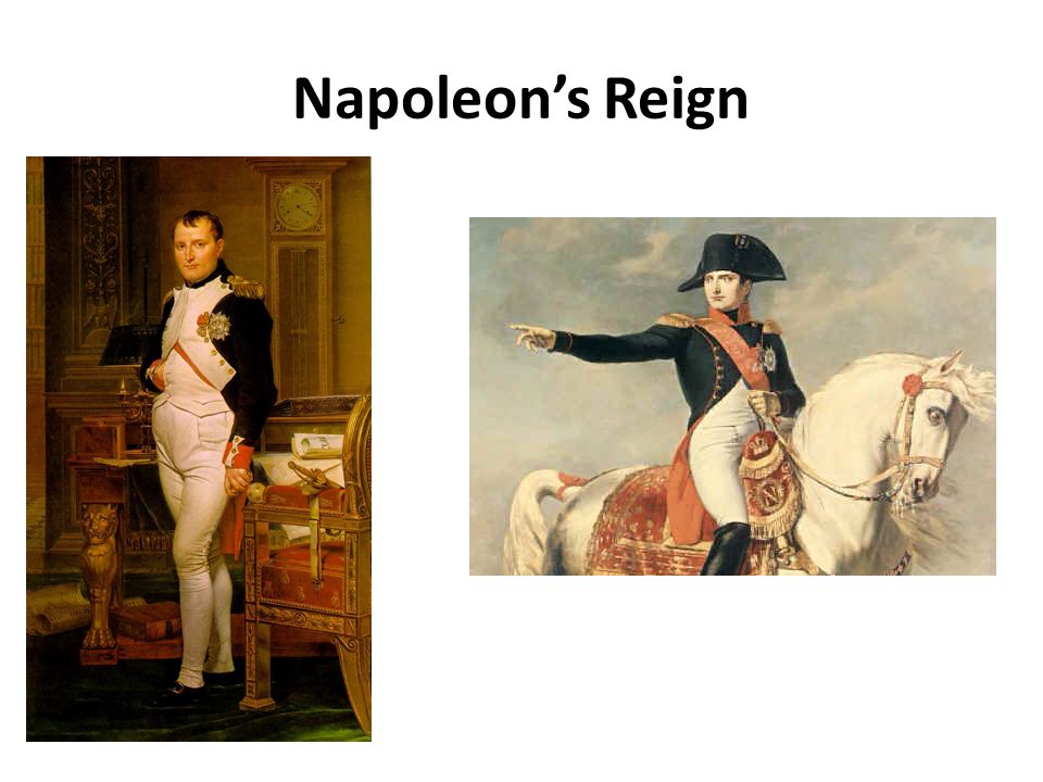 Napoleon's Reign “The Revolution is over I am the Revolution 
