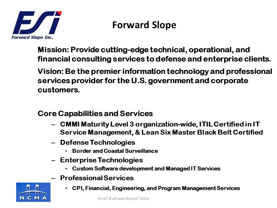 Company Logo Here Mission Provide Cutting Edge Technical Operational And Financial Consulting Services To Defense And Enterprise Clients Vision Be Ppt Download Company Logo Here Mission Provide Cutting Edge Technical Operational And Financial Consulting Services To Defense And Enterprise Clients Vision Be Ppt Download