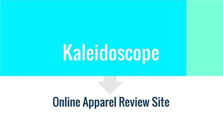 Online Apparel Review Site